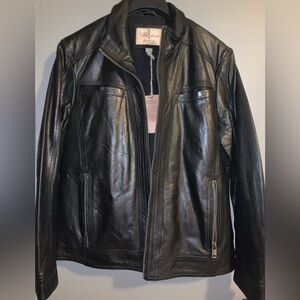 Wilson Vintage Men’s Black Leather Jacket